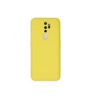 Çınarcık Dev Oppo A9 2020 Kılıf Nano içi Kadife Silikon - Pudra