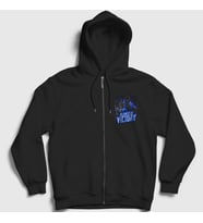 Presmono Unisex Siyah Sub Zero V2 Mortal Kombat Fermuarlı Kapüşonlu Sweatshirt 147870tt