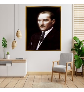 ÇERÇEVELİ ATATÜRK TABLO S538