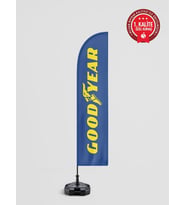 Goodyear Logolu Yelken Bayrak Set - Raşel Kumaş 1. Kalite