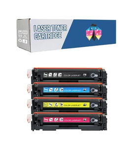 Safir Toner Canon CRG-055 i-Sensys LBP-663Cdw  CMYK 1 Set Çipsiz Muadil Toner