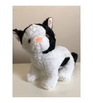 Sesli Miyavlayan Peluş Kedi 35cm (Çok Renkli)