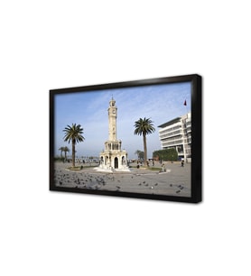 İzmir Saat Kulesi Çerçeveli Mdf Tablo