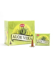 Aloe Vera Aromalı Konik Tütsü (Çok Renkli)