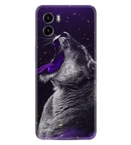 Vivo Y15S Y32 Y33S Y51 Y53S Kılıf Desemli Silikon Purple Leopar 1750