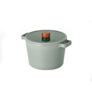 Neoflam Fika Alüminyum Döküm 22 Cm Gri Derin Tencere