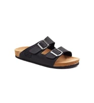 Fly Soft S903 Poli Hafif Taban Çift Toka Erkek Terlik SİYAH