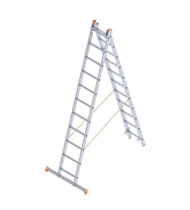Mey İthalat® Saraylı 2X11 A Tipi Sürgülü Merdiven 6,02 Metre