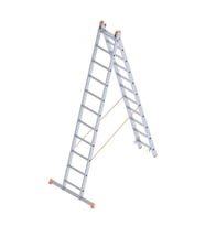 Mey İthalat® Saraylı 2X11 A Tipi Sürgülü Merdiven 6,02 Metre