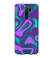 Xiaomi Redmi 9 Uyumlu Kapak  Renkli Desen Tasarımlı Şeffaf Silikon Kılıf