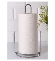 Metal Dik Kağıt Havluluk Masa Üstü Dikey Rulo Peçetelik 29 x 24 Gri Metal TR