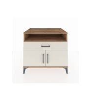 Kronos Şifonyer 2 Raflı Tek Çekmeceli 2 Kapaklı 88x59x80 Çam-Aytaşı