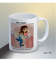 Anne Temalı Kupa Bardak-1sen04
