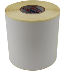 100mm x 120mm Ruloda 400 Adet 40mm Kuka Çapında Baskısız Not Alma Etiketi