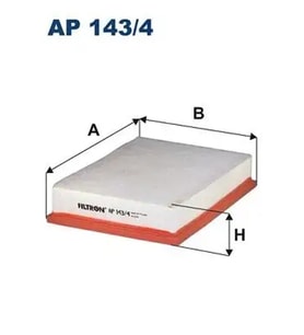 FILTRON AP1434 Hava Filtresi 13713465456 17801YV020