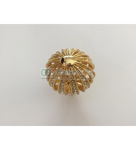 Swarovski Kristal Tekli Altın Özel Tasarım Kulp