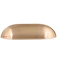 Lüks Çanak Kulp Mat Altın 96mm (2 Adet) (Gold)