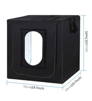 Puluz Pu5050 Photo Box 50x50 Led Işıklı Ürün Çekim Çadırı