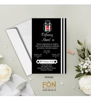 Beyaz Zarflı Davetiye, Sünnet Davetiyesi, 100 Adet