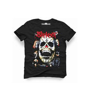 Tshirthane Slipknot Mask Erkek Tshirt (Siyah)