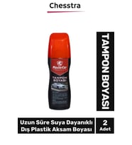 Premium Uzun Süre Suya Dayanıklı Eskimiş Kauçuk Yüzey Dış Plastik Aksam Siyah Tampon Boyası 2 Adet