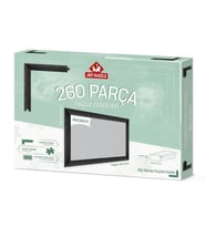 Art Puzzle Siyah 260 Parça Demonte Puzzle Çerçevesi