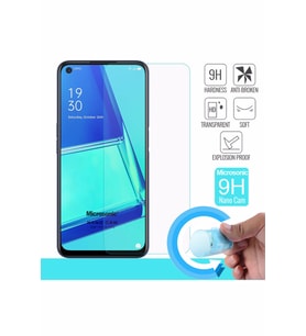 Oppo A52 Ekran Koruyucu HD Kalite Kırılmaz Esnek Nano Cam Film (Renksiz)