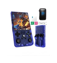 R36 Max Retro Oyun Konsolu 4.0 Inç 21.000 Oyun + Çanta Lunix IPS Hd Ekran Gta Pes KARIŞIK RENK
