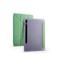 Samsung Galaxy Tab S7 T870 Uyumlu Kılıf Zore Tri Folding Kalem Bölmeli Standlı Kılıf