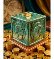 Şans Küpü Dekoratif Obje Kumbara – El Yapımı Seramik Tasarım