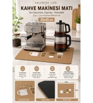 Valerine Life Kahve Makinesi Matı Sıvı Geçirmez Kaymaz Çaycı Espresso Makinesi Pad 35x45cm 27250209