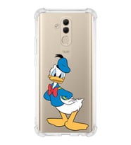 Huawei Mate 20 Lite  Köşe Korumalı Antişok Kapak Donald Duck Tasarımlı Şeffaf  Kılıf