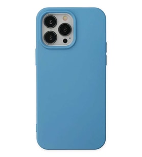 iPhone 14 Pro Max Kılıf Nano içi Kadife Silikon - Mavi