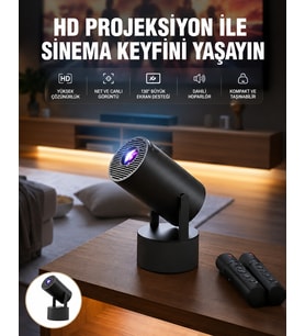 Akıllı Projeksiyon Karaoke Mikrofonlu Yeni Nesil