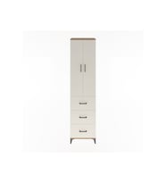 Hyperion Dolap 4 Raflı 3 Çekmeceli 2 Kapaklı 60x44x243 Çam-Aytaşı