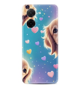 Xiaomi Redmi A5 4G Kılıf Boutique Baskılı Resimli Kalp ve Köpek Pcode -034