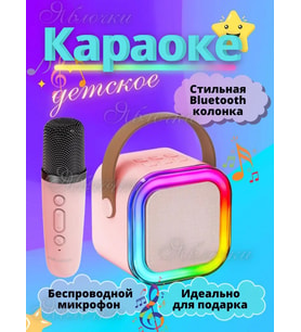 Mini Karaoke Sistema Taşınabilir Karaoke Hoparlörü, Bir Kablosuz Mikrofon İle