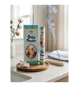 Darshan Baby Powder (Bebek Pudrası Kokulu) Çubuk Tütsü 20 Adet