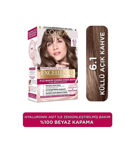 L'Oreal Paris Excellence Creme Saç Boyası - 6.1 Küllü Açık Kahve