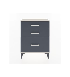Arges Komodin 3 Çekmeceli 60x30x80 Aytaşı-Antrasit