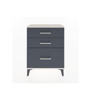 Arges Komodin 3 Çekmeceli 60x30x80 Aytaşı-Antrasit