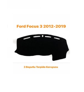 FORD FOCUS 3 2012-2019 ARASI 3 BOYUTLU VİP DERİ TORPİDO KORUYUCU