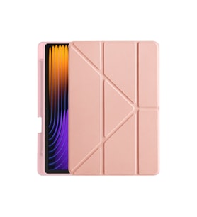 Xiaomi Pad 7 Pro Kılıf Kalemlikli Mars Tablet Kılıfı - Rose Gold