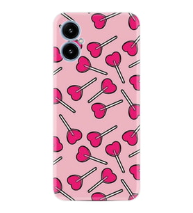X5 Kılıf Resimli Desenli Baskılı Silikon Heart Lollipop 1414