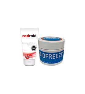Redroid Hemoroid Basur İçin 50 ml Kremi + Biofreeze PainCream 150 ml Kas Eklem ve Fıtık Ağrılarına Rahatlatıcı Masaj Kremi