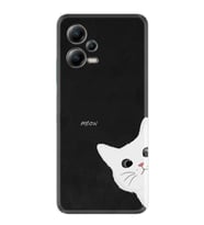Xiaomi Poco X5 5g Kılıf Resimli Desenli Silikon Platinium Series Çılgın Kedi 1895