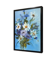 Çiçek Çerçeveli Mdf Tablo