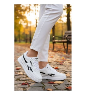Walkway Marlow G Beyaz-Beyaz Unisex Spor Ayakkabı (Beyaz-Siyah)