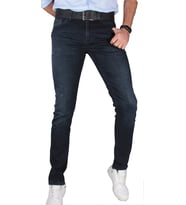 ERKEK LİKRALI KOYU LACİVERT KOT PANTOLON