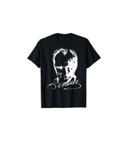Unısex Siyah Atatürk Baskılı T-shirt